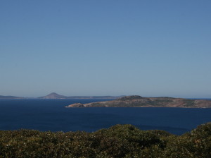 Looking south from the Rotary Lookout in Esperance.